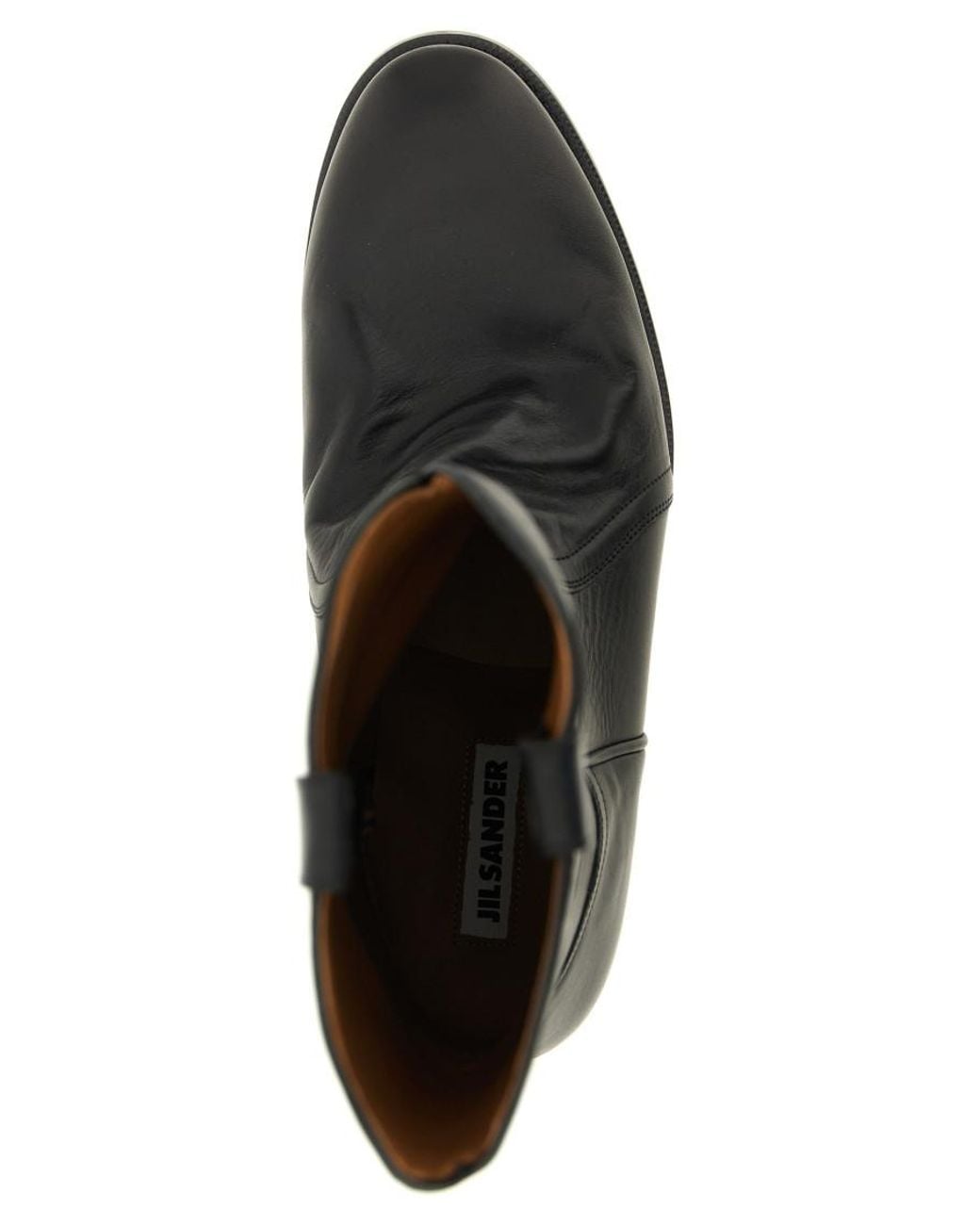 Jil Sander Black Bruce Boots for men
