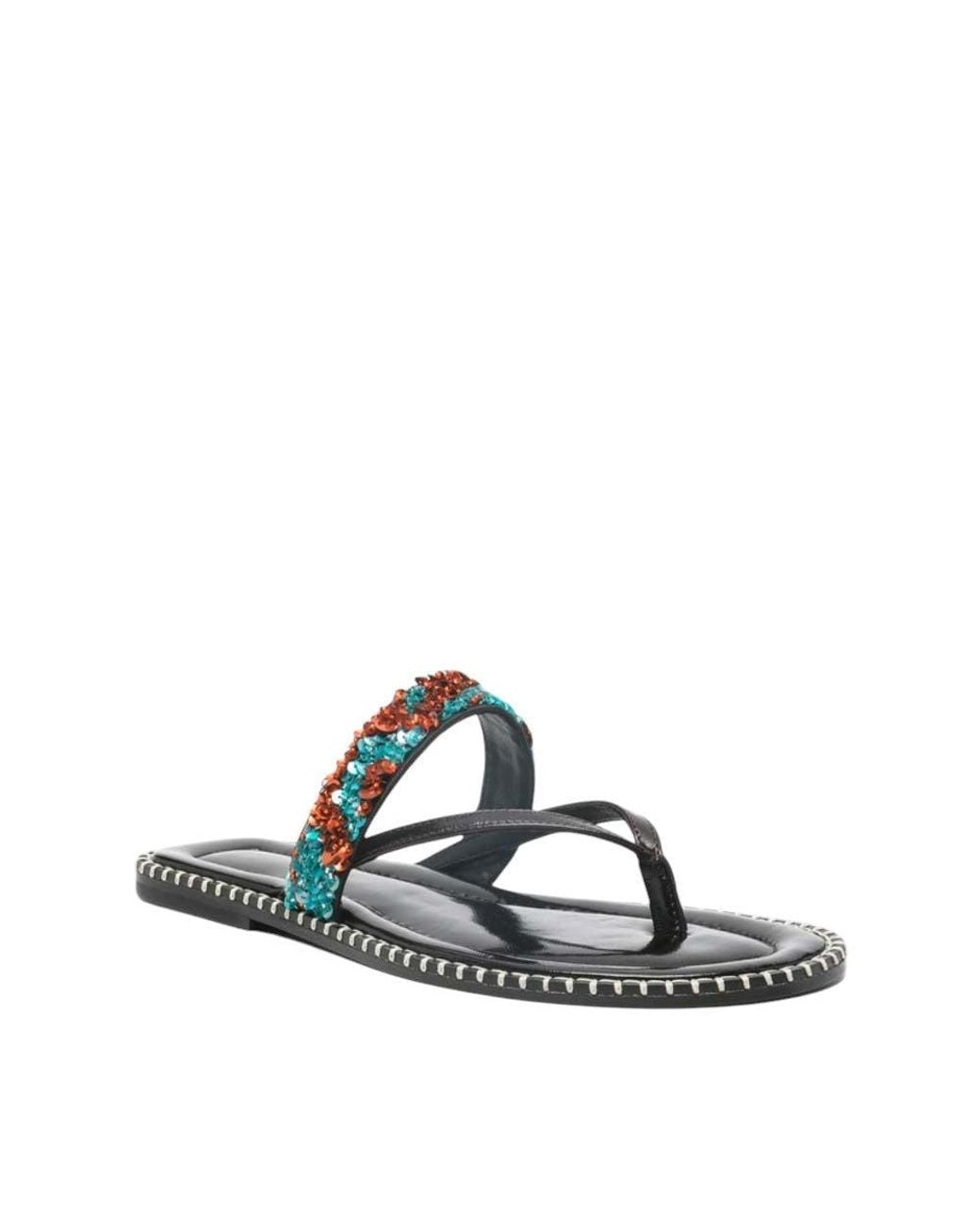 Dries Van Noten Black Embellished Sandals