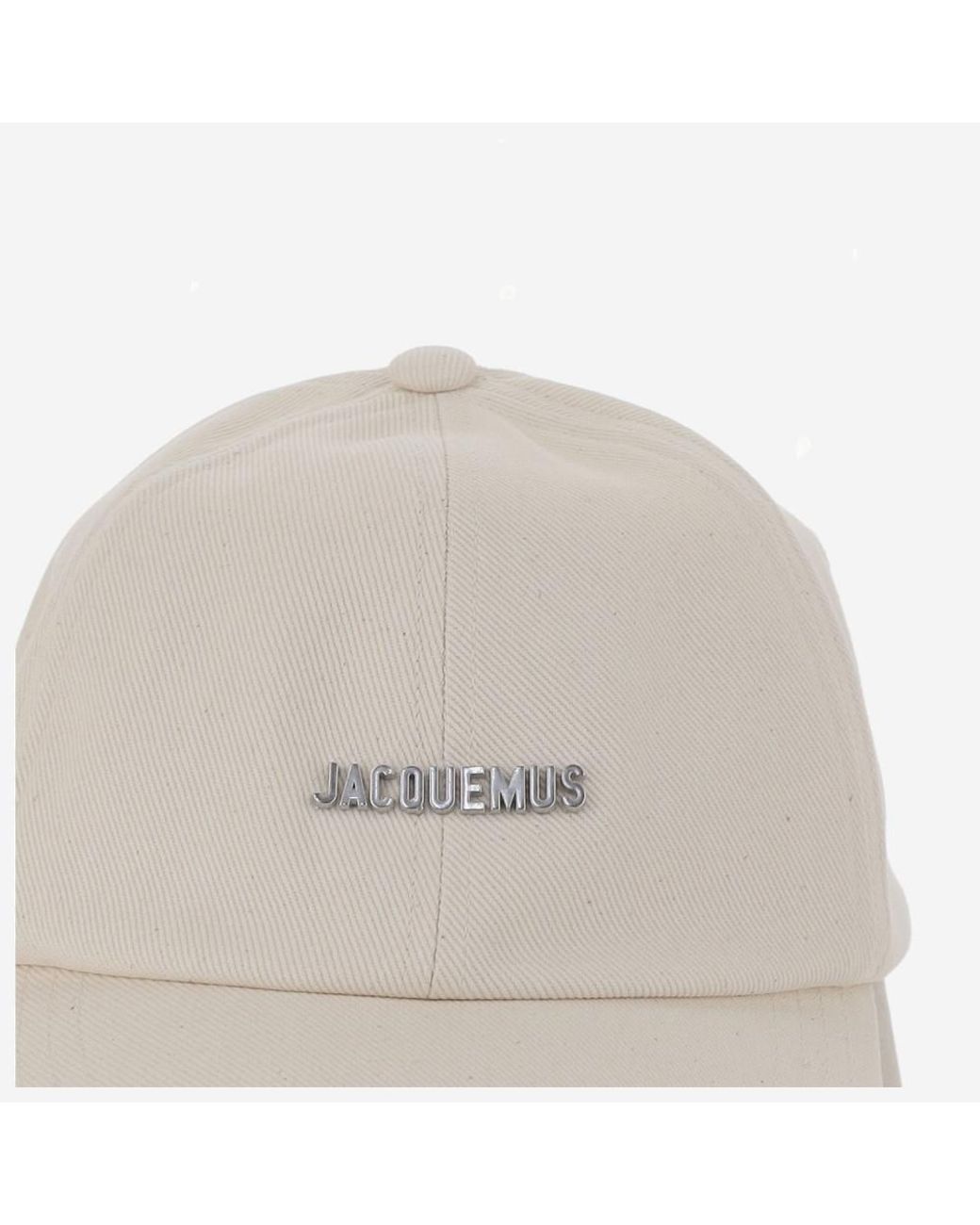 Jacquemus White Logo Baseball Hat