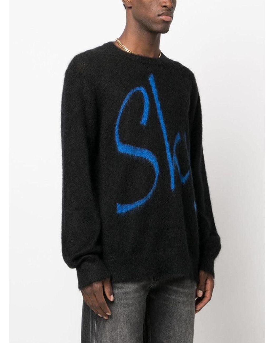 BLUE SKY INN Black Logo Print Sweater for men