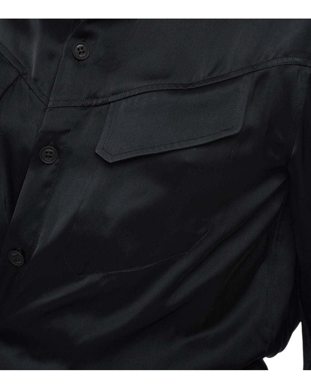 Off-White c/o Virgil Abloh Black Slim Solid Shirt