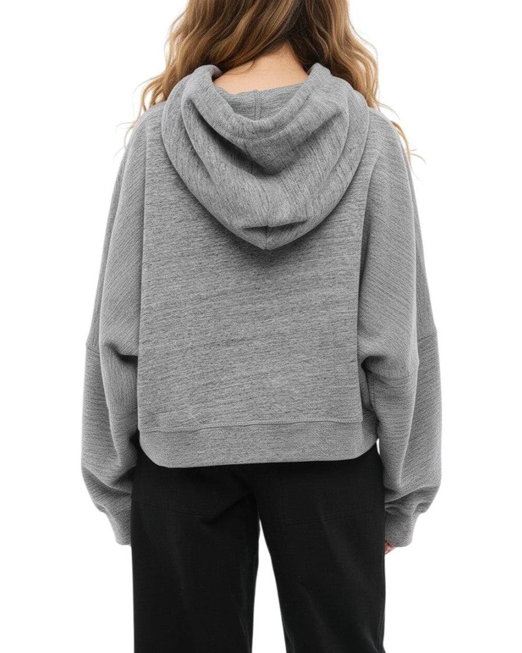 DSquared² Gray Graphic Hood Sweatshirt