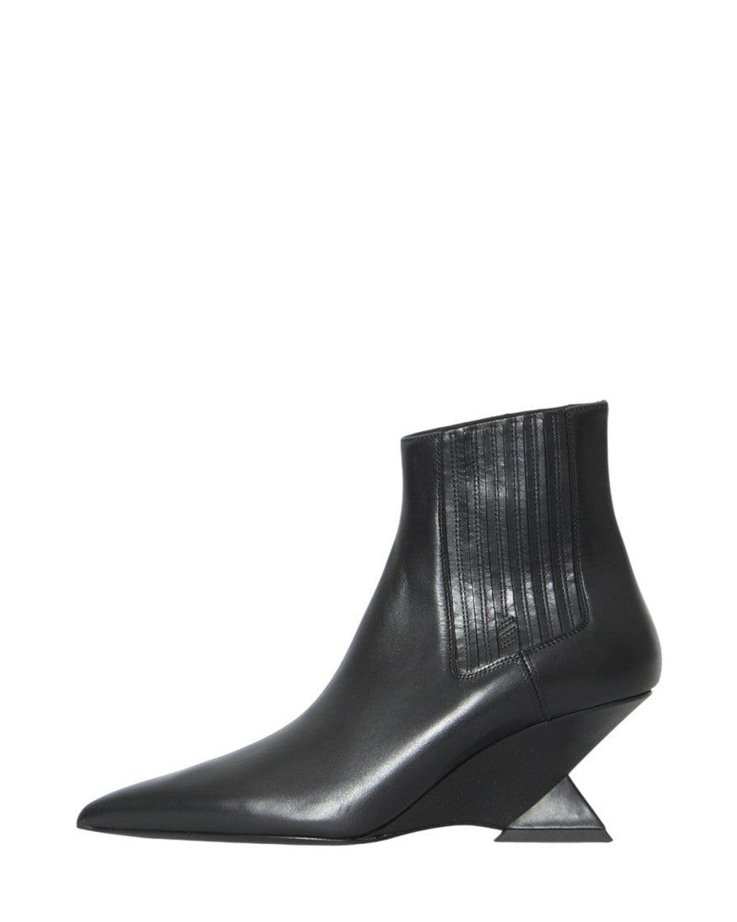 The Attico Black Cheope Boots