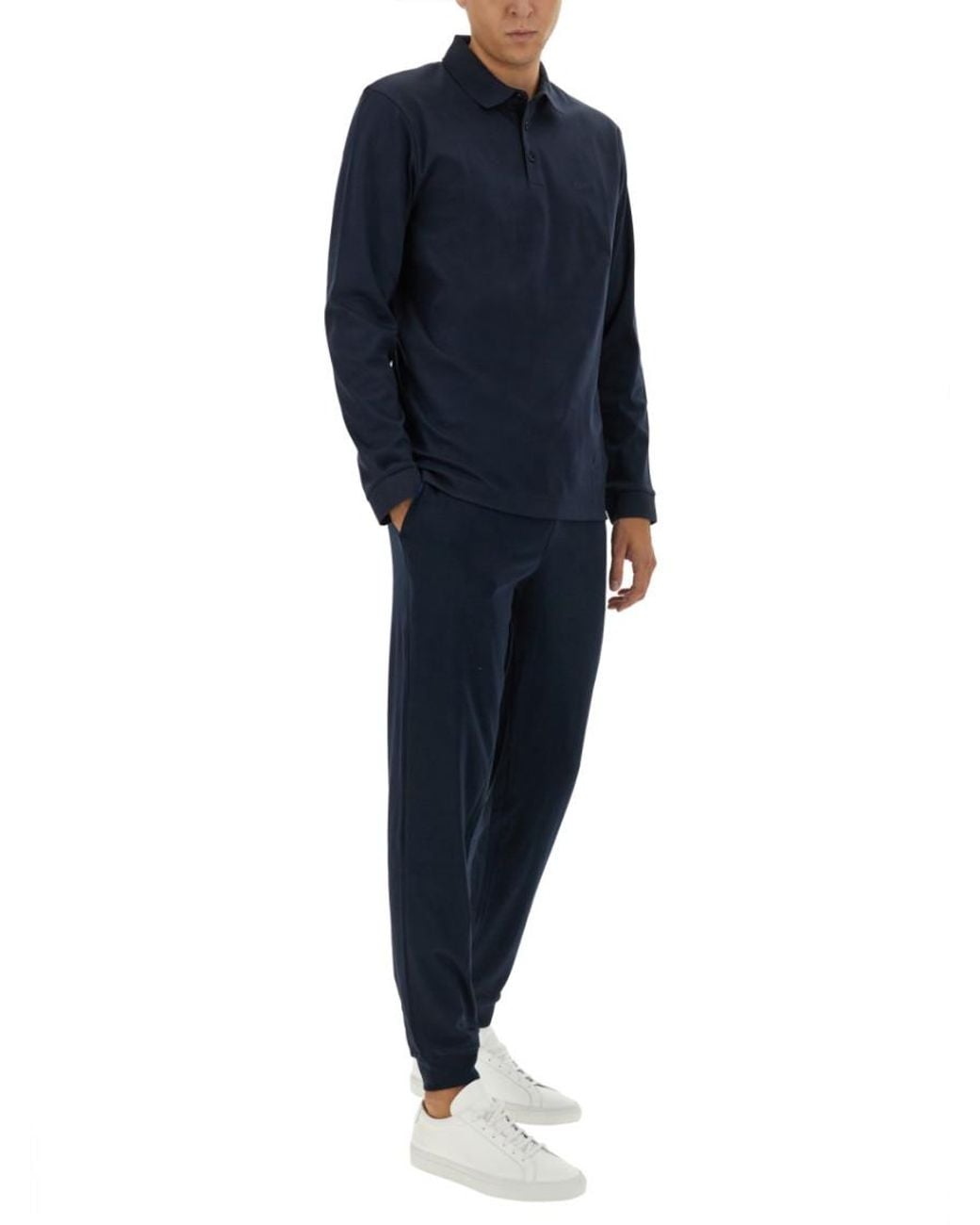 Boss Blue Logo Regular Polo for men