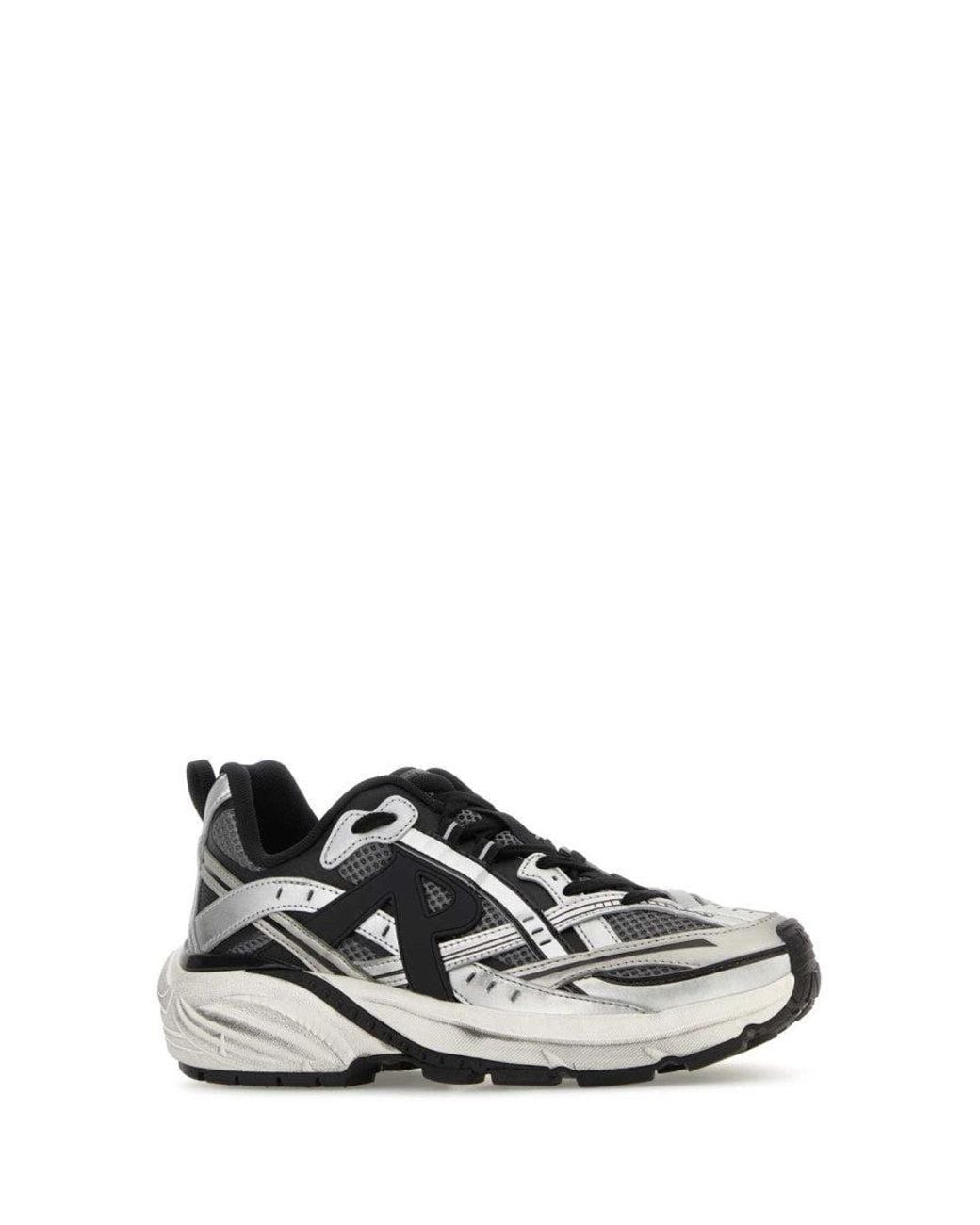 Represent White Lace Up Sneakers for men