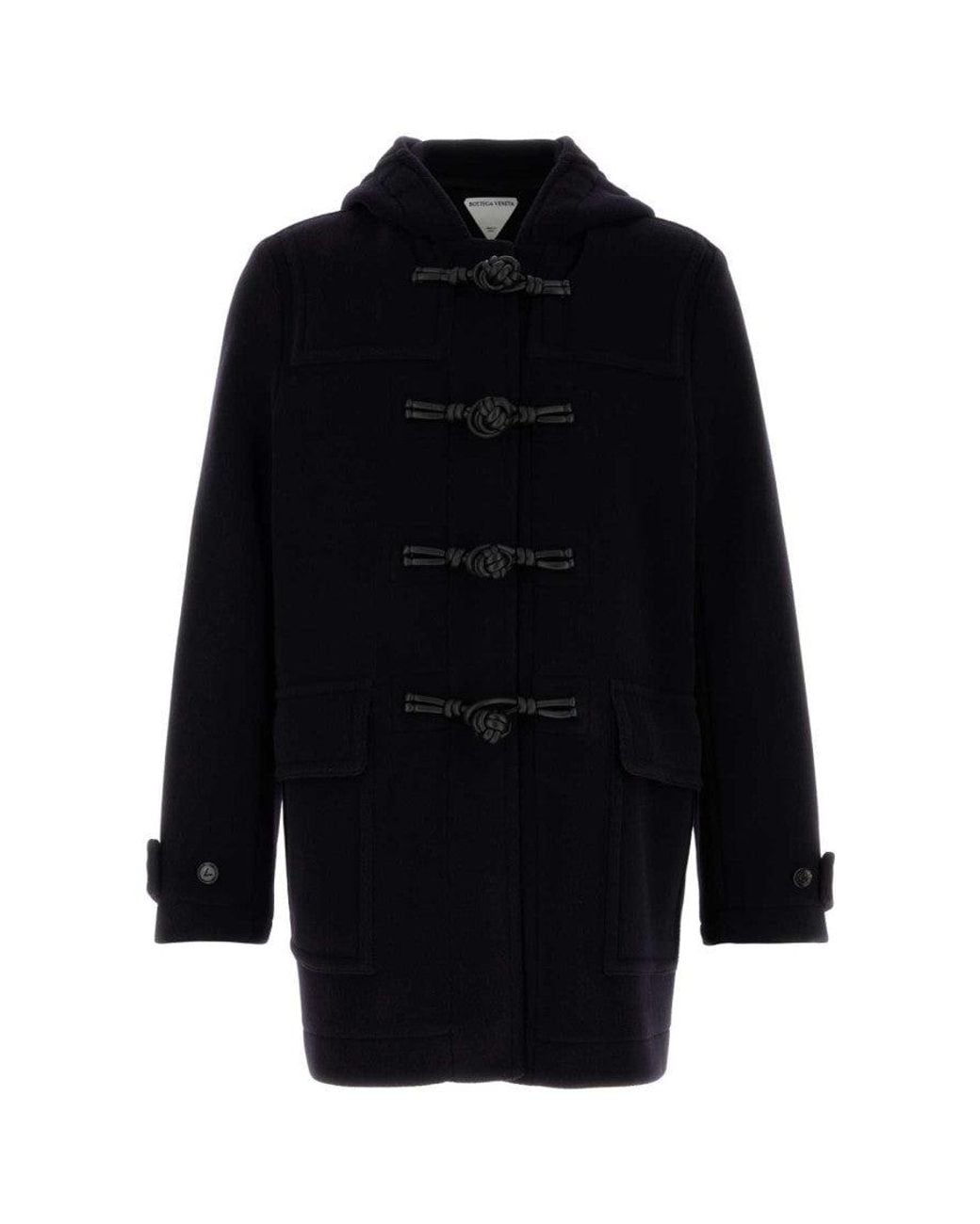 Bottega Veneta Blue Midnight Wool Duffle Coat for men