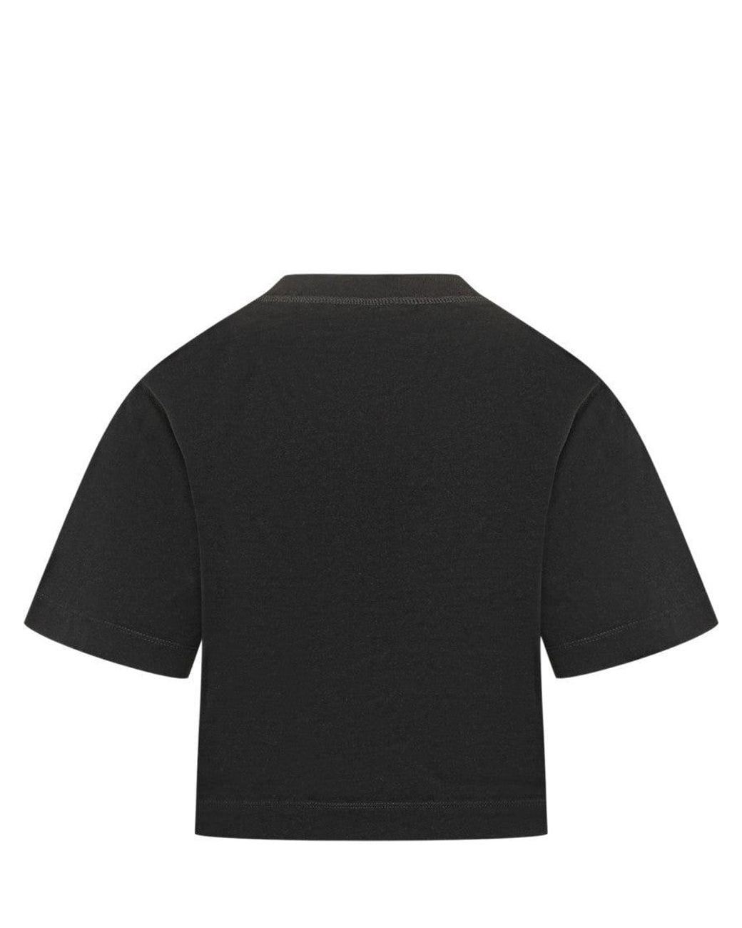 Off-White c/o Virgil Abloh Black Logo Crew Neck T-Shirt