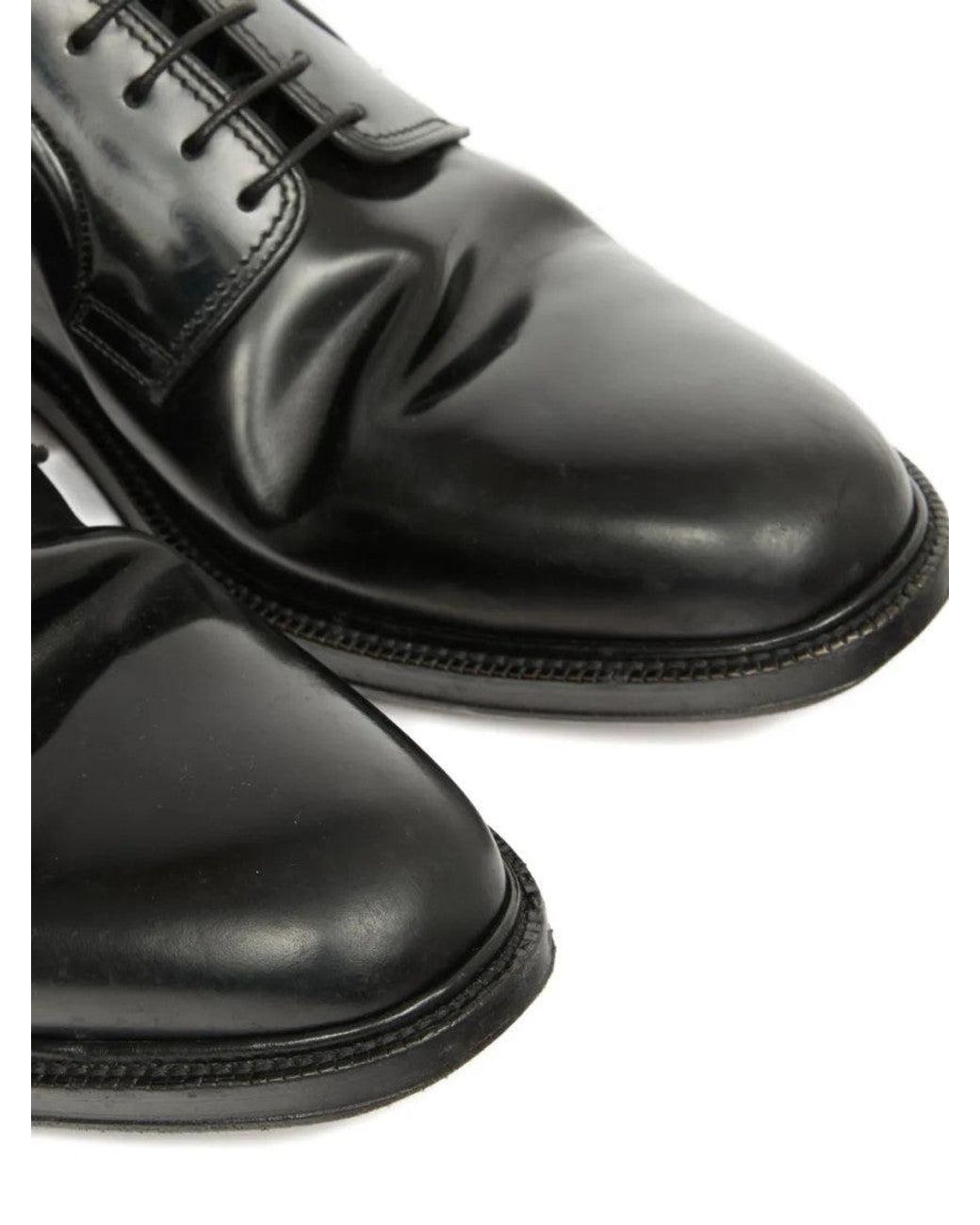 Maison Margiela Brown Leather Lace Up Shoes for men