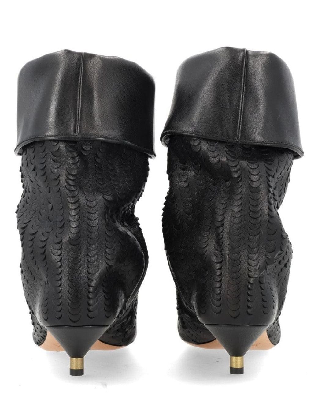 Isabel Marant Black Textured Edrik Boots