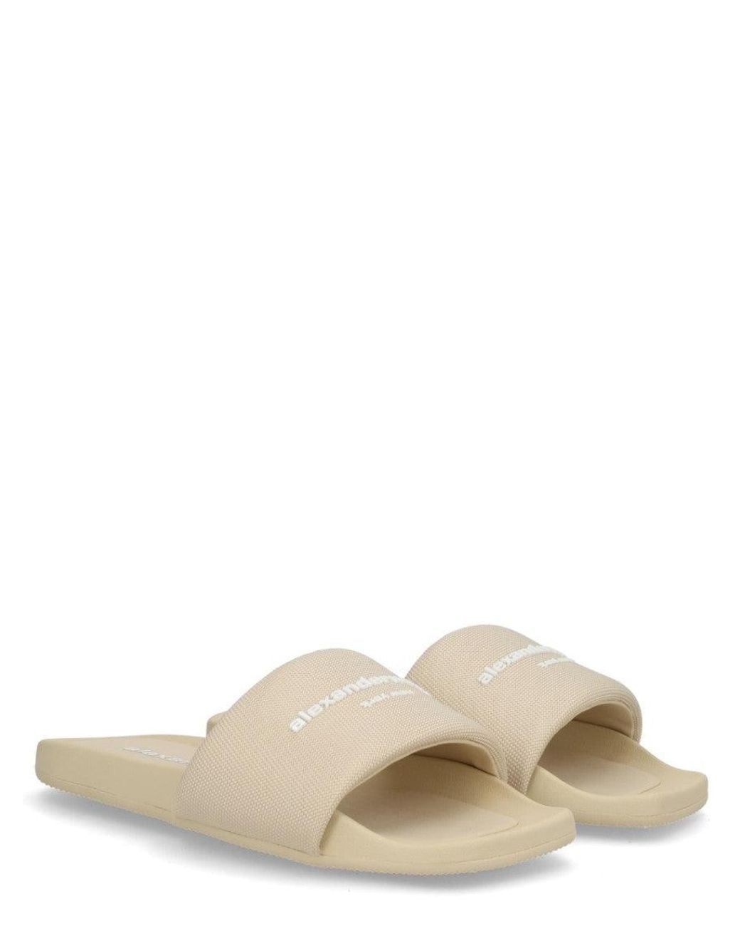 Alexander Wang Natural Slip-On Slipper Polyamide