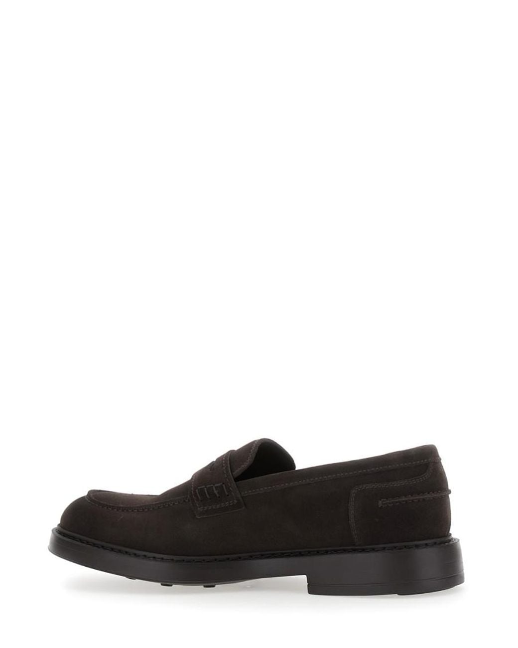 Doucal's White Suede Loafers for men
