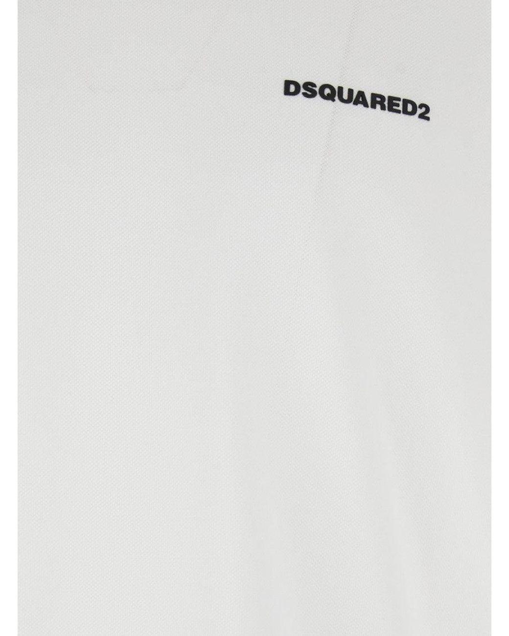 DSquared² White Crew Neck T-Shirt for men