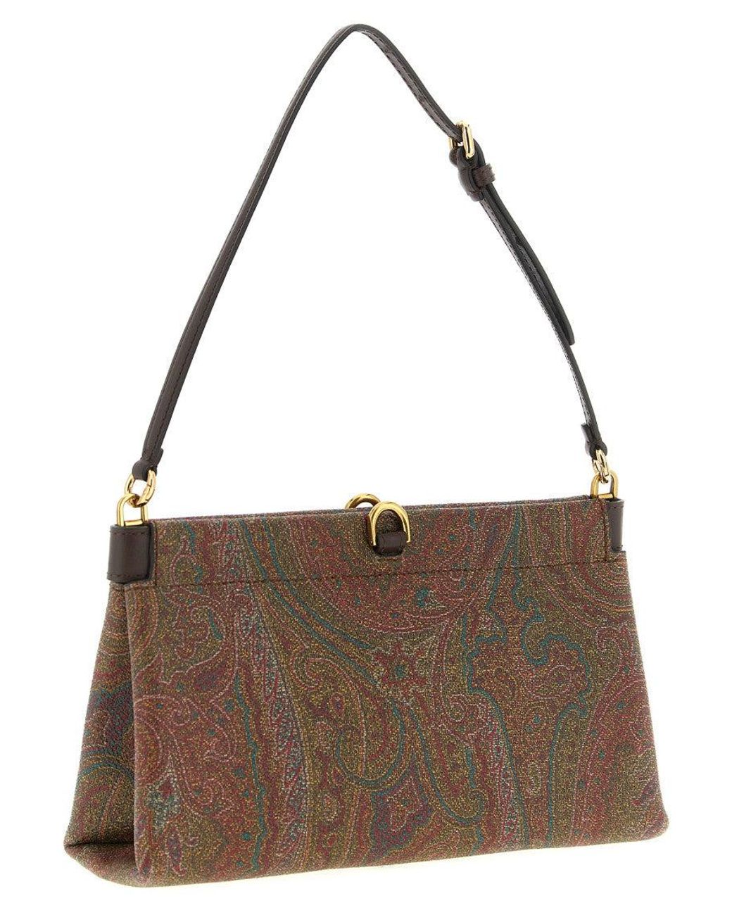 Etro Brown Pvc Clutch Bag