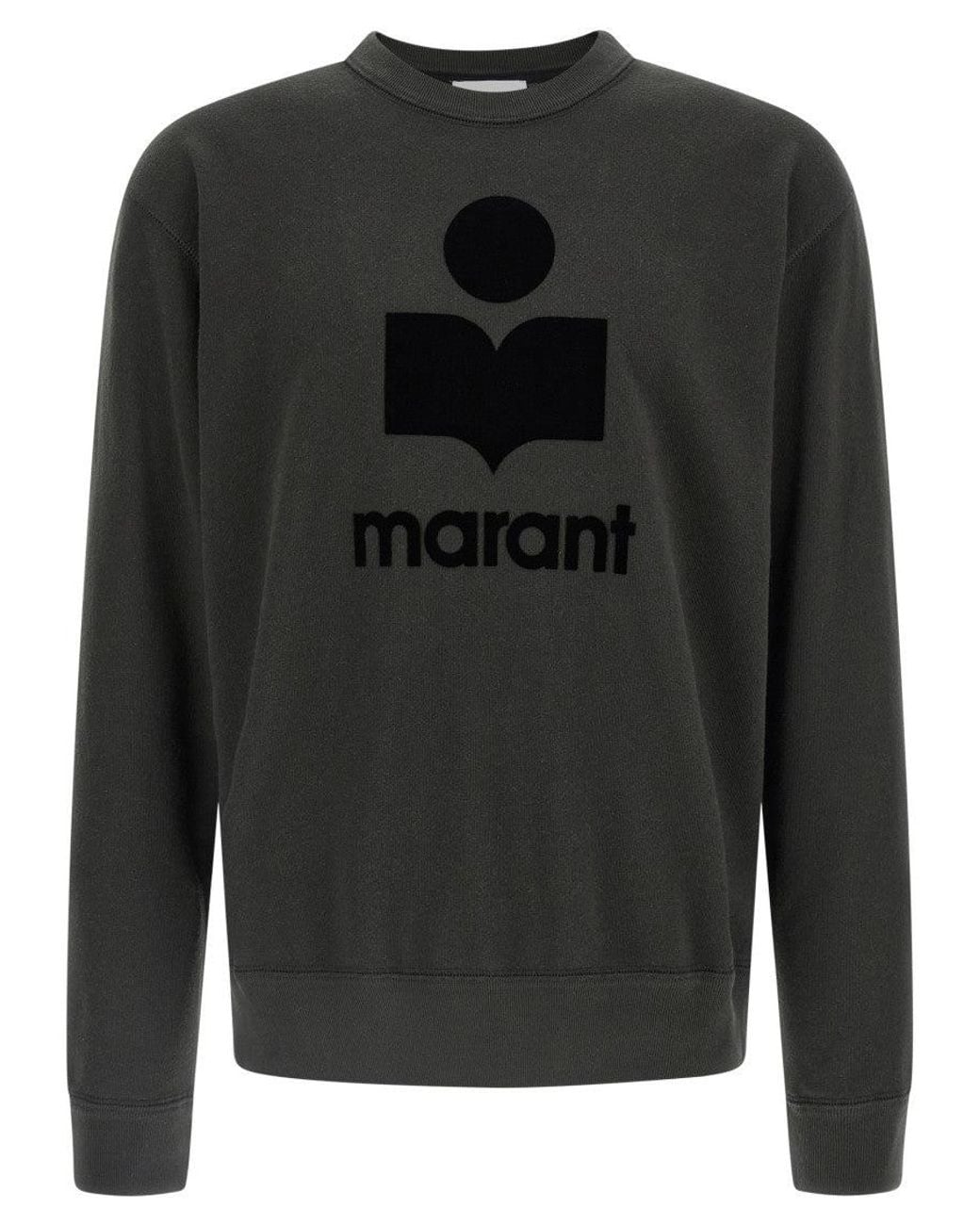 Isabel Marant Black Logo Sweatshirt for men