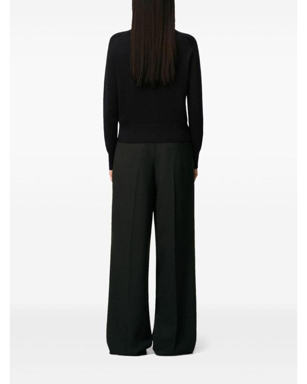 AMI Black Ami De Coeur Wool Cardigan