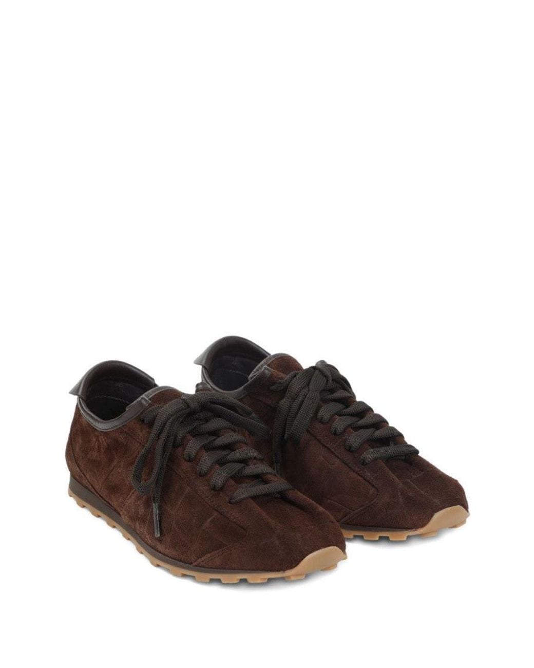 Jacquemus Brown Lace Up Sneakers
