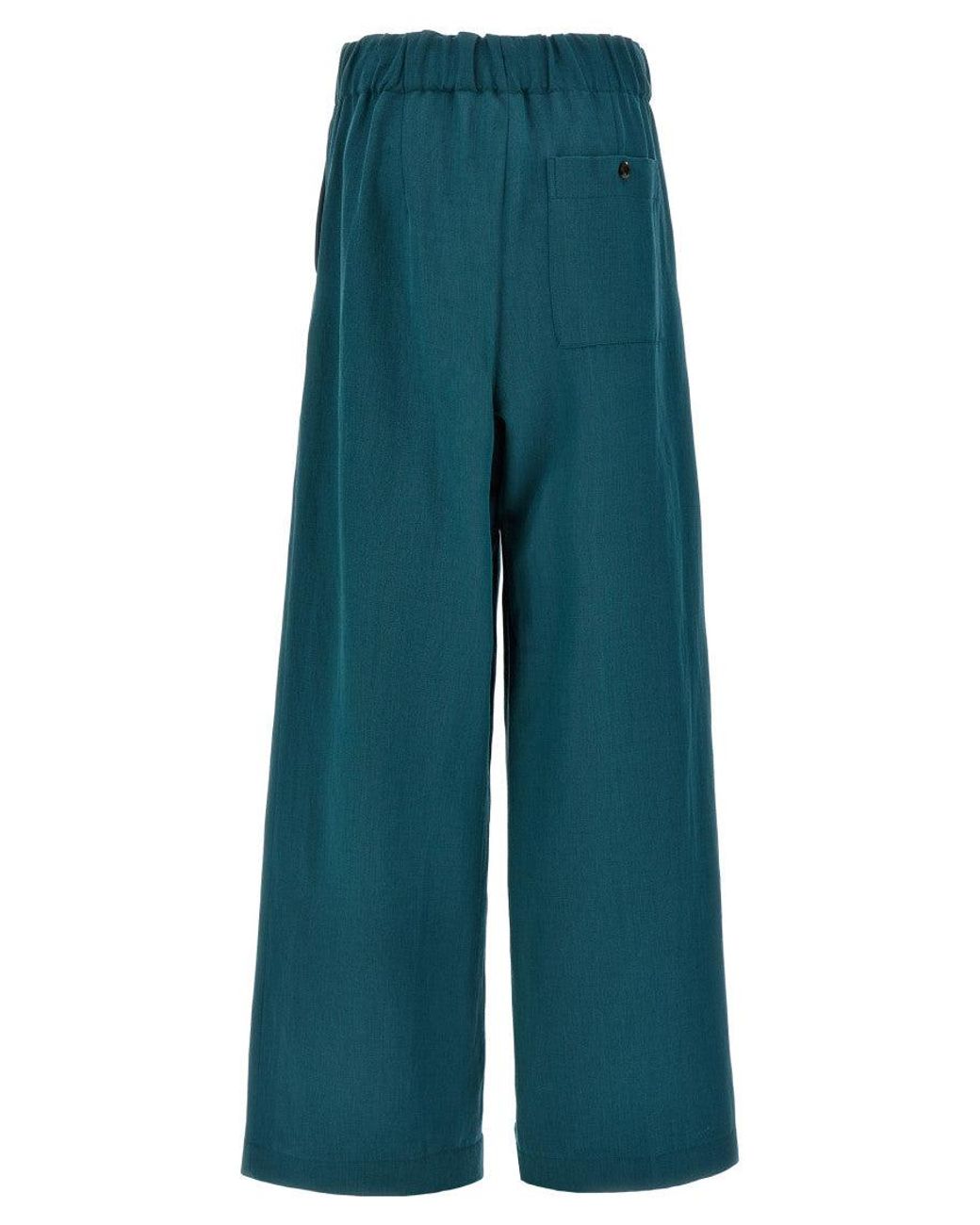 Dries Van Noten Blue 'Pila' Pants