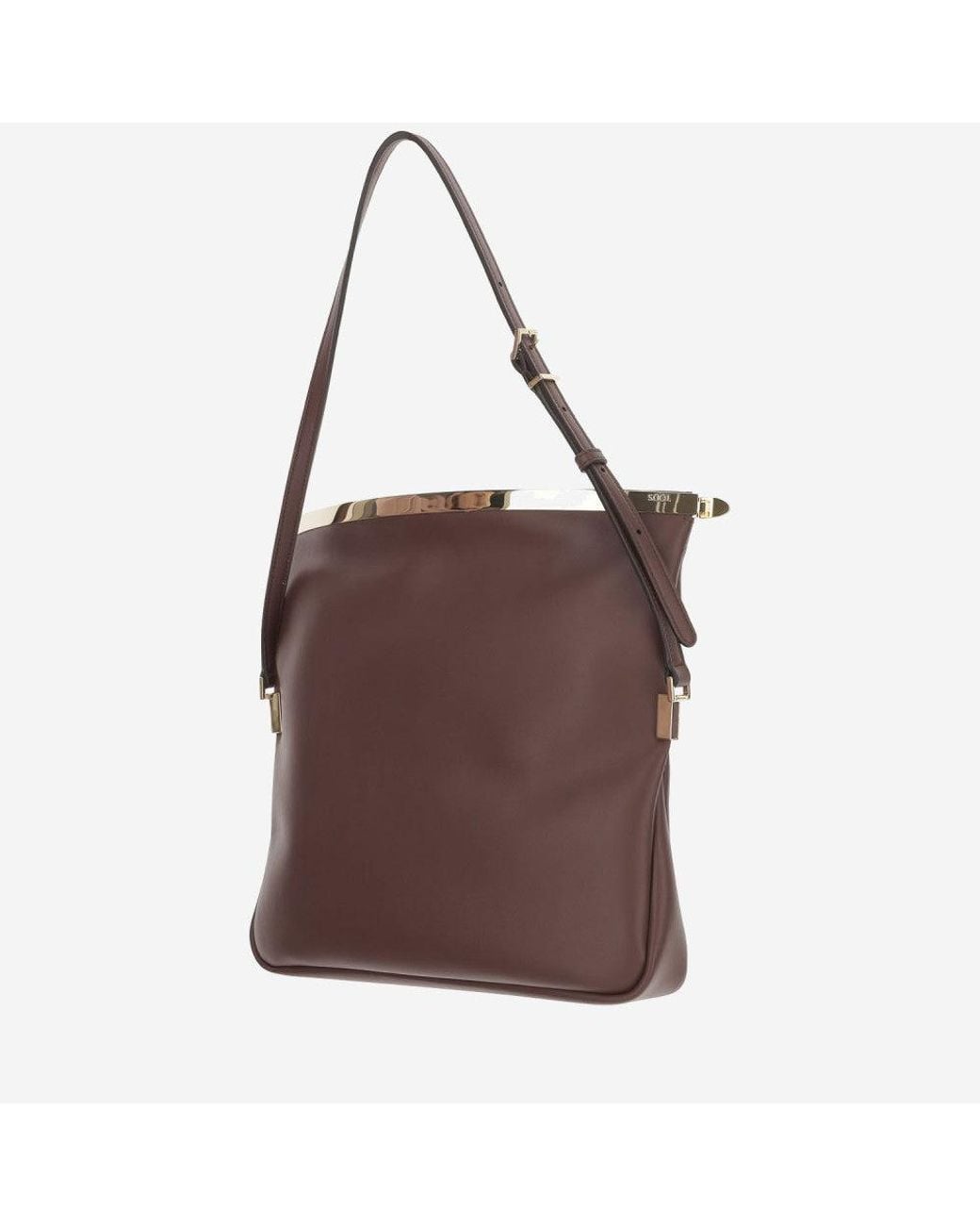 Tod's Purple Flap Foldable Shoulder Bag