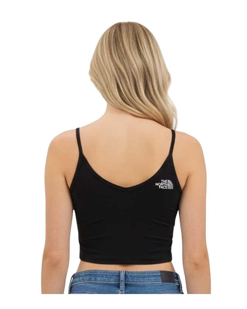 The North Face Black Logo Scoop Neck Top