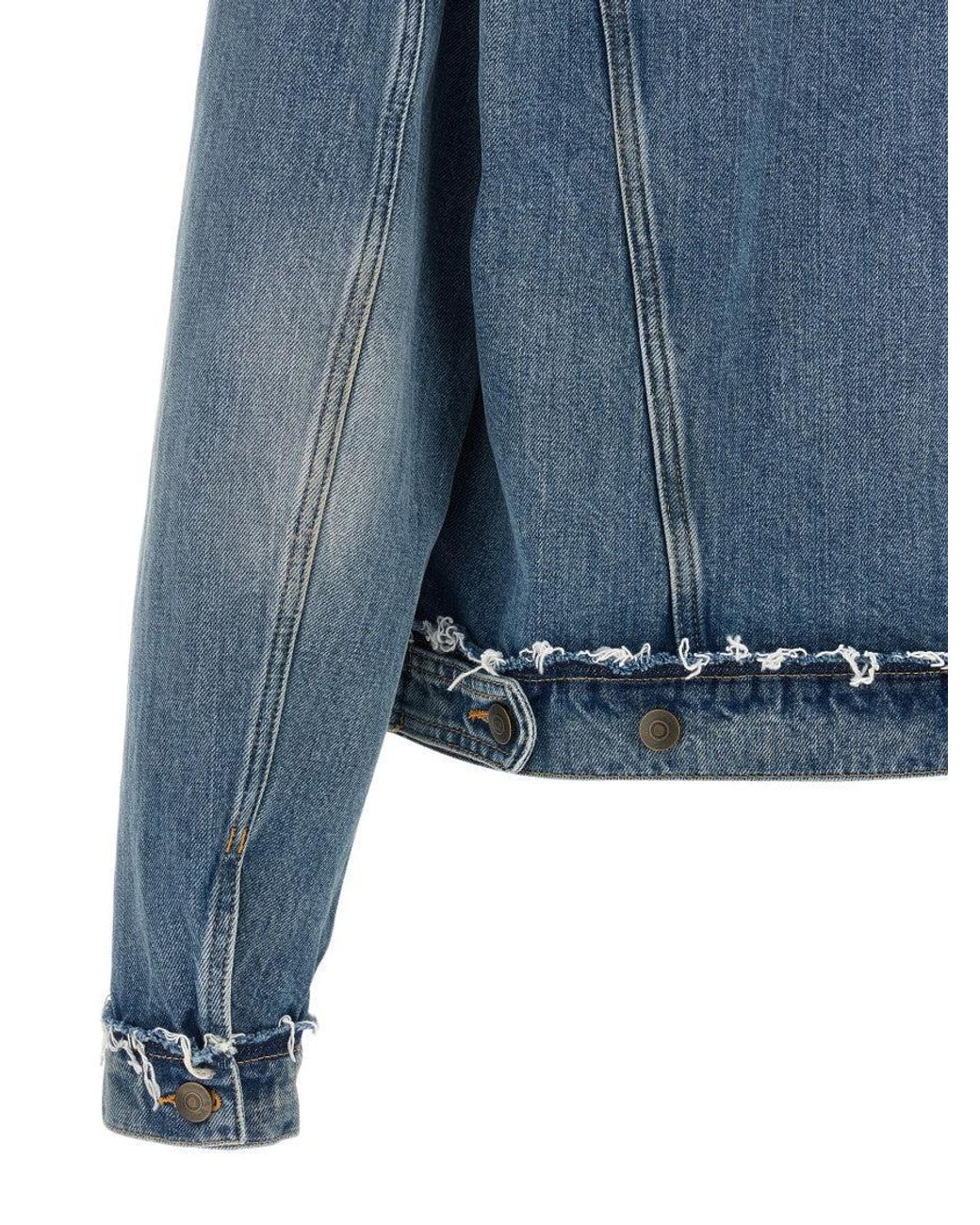 Maison Margiela Blue Light Denim Jacket for men