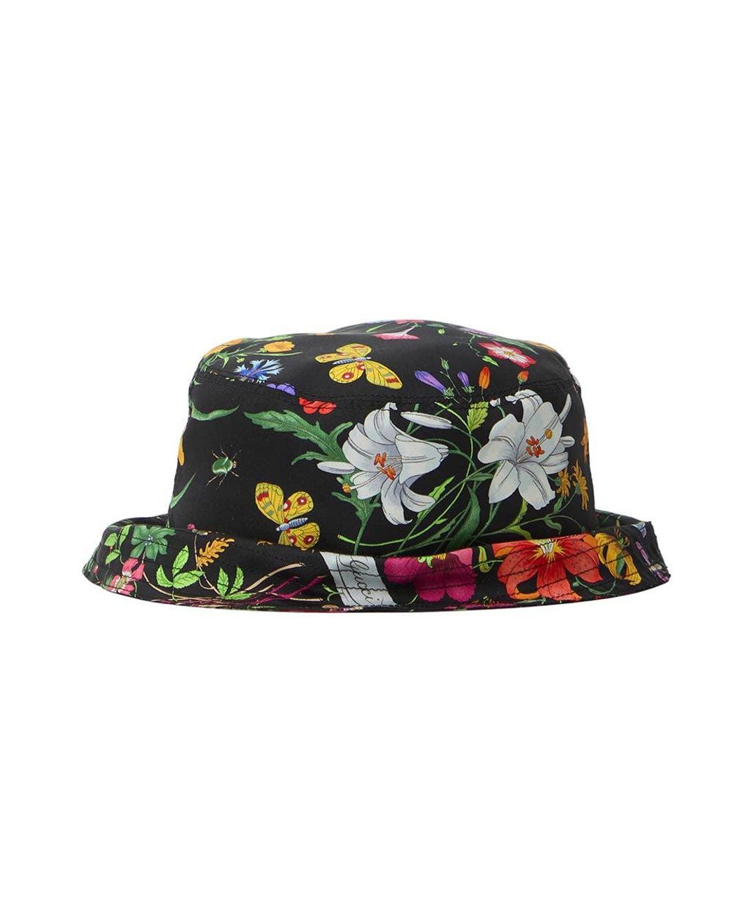 Gucci Green Floral Bucket Hat