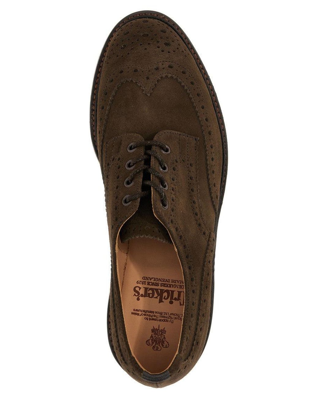 Tricker's Brown Bourton Lace Up Shoes for men