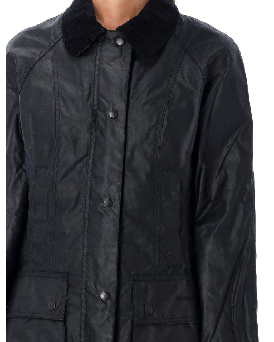 Barbour Blue Beadnell Wax Jacket