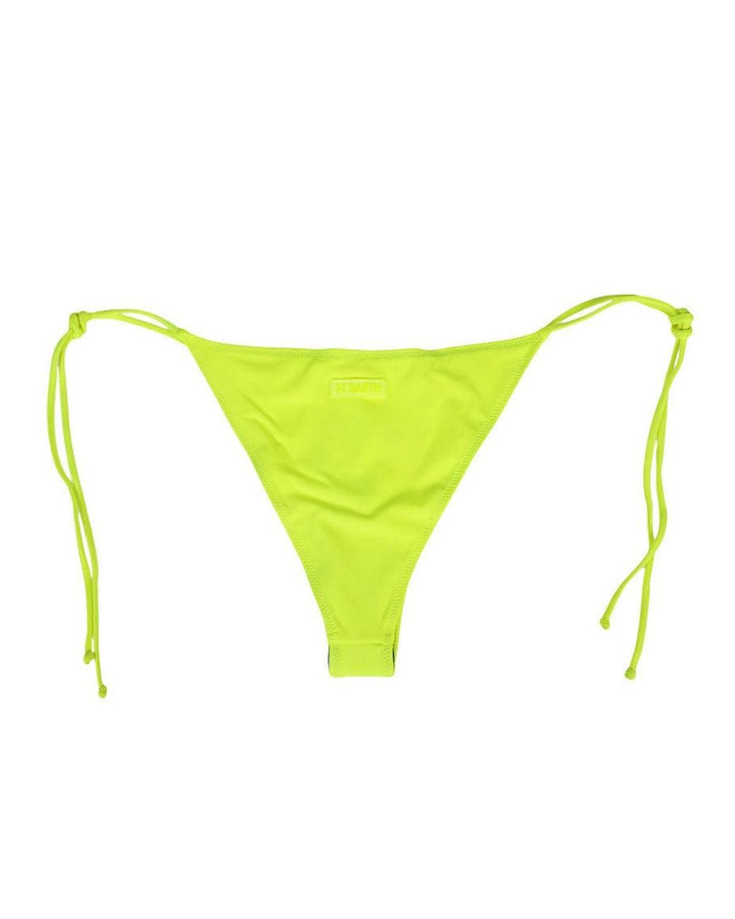 Mc2 Saint Barth Yellow String Brazilian Bikini Bottom