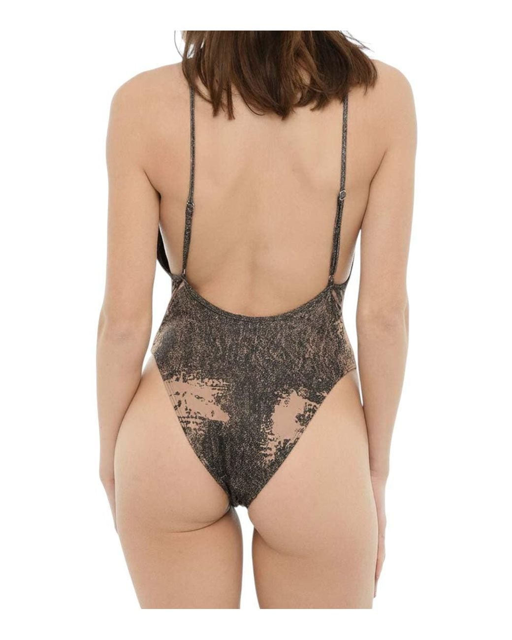 DIESEL Black Embellished Logo Swimwear