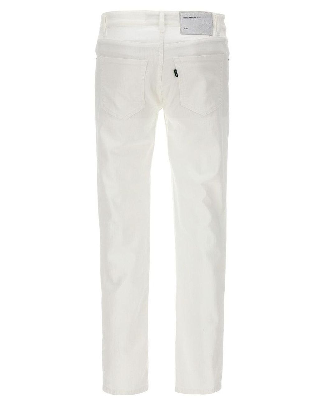 Department 5 White Skeith Jeans for men