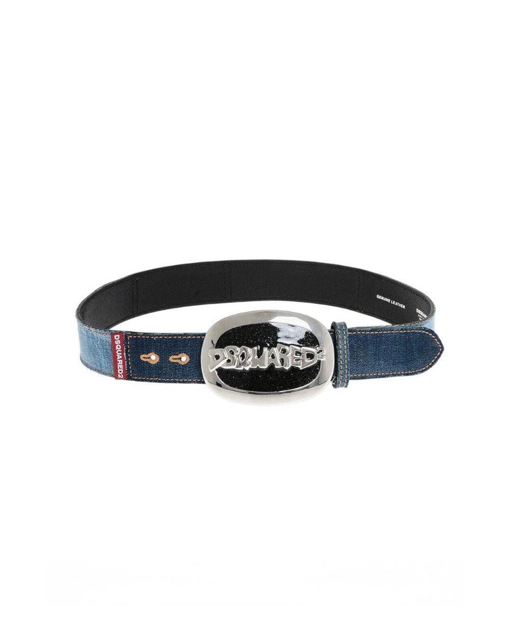 DSquared² Black Logo Buckle Belt