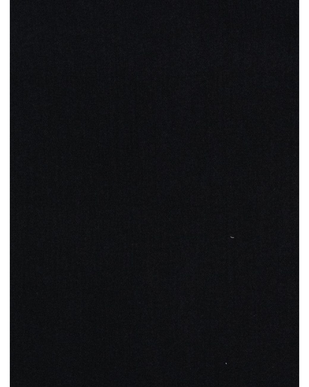 Fabiana Filippi Black Wool Solid Scarf