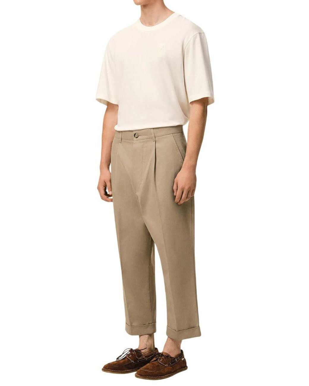 AMI Natural Carrot Pants for men