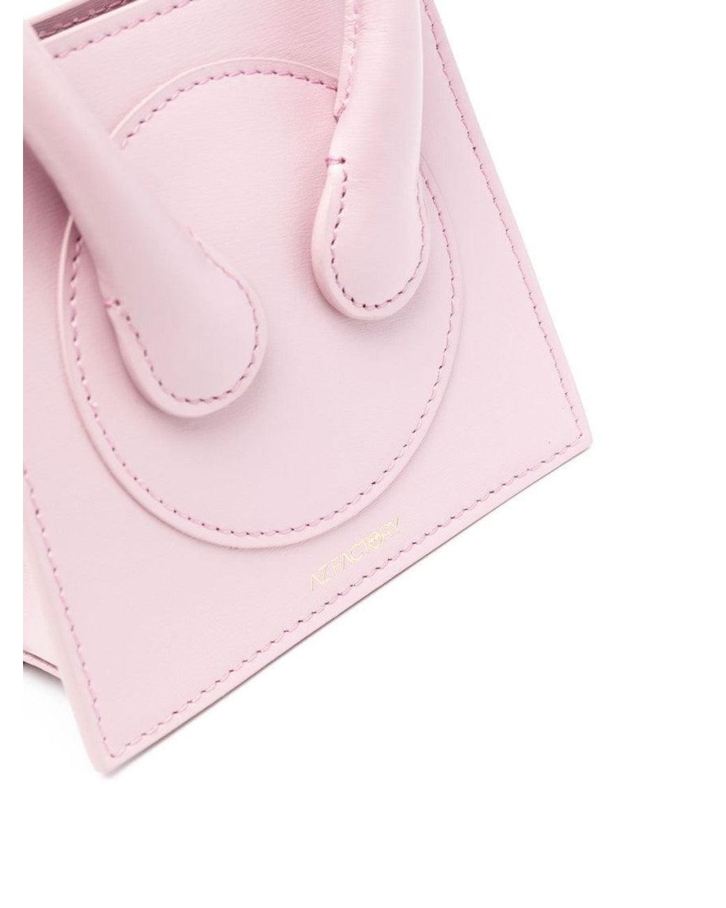AZ FACTORY Pink Leather Mini Bag