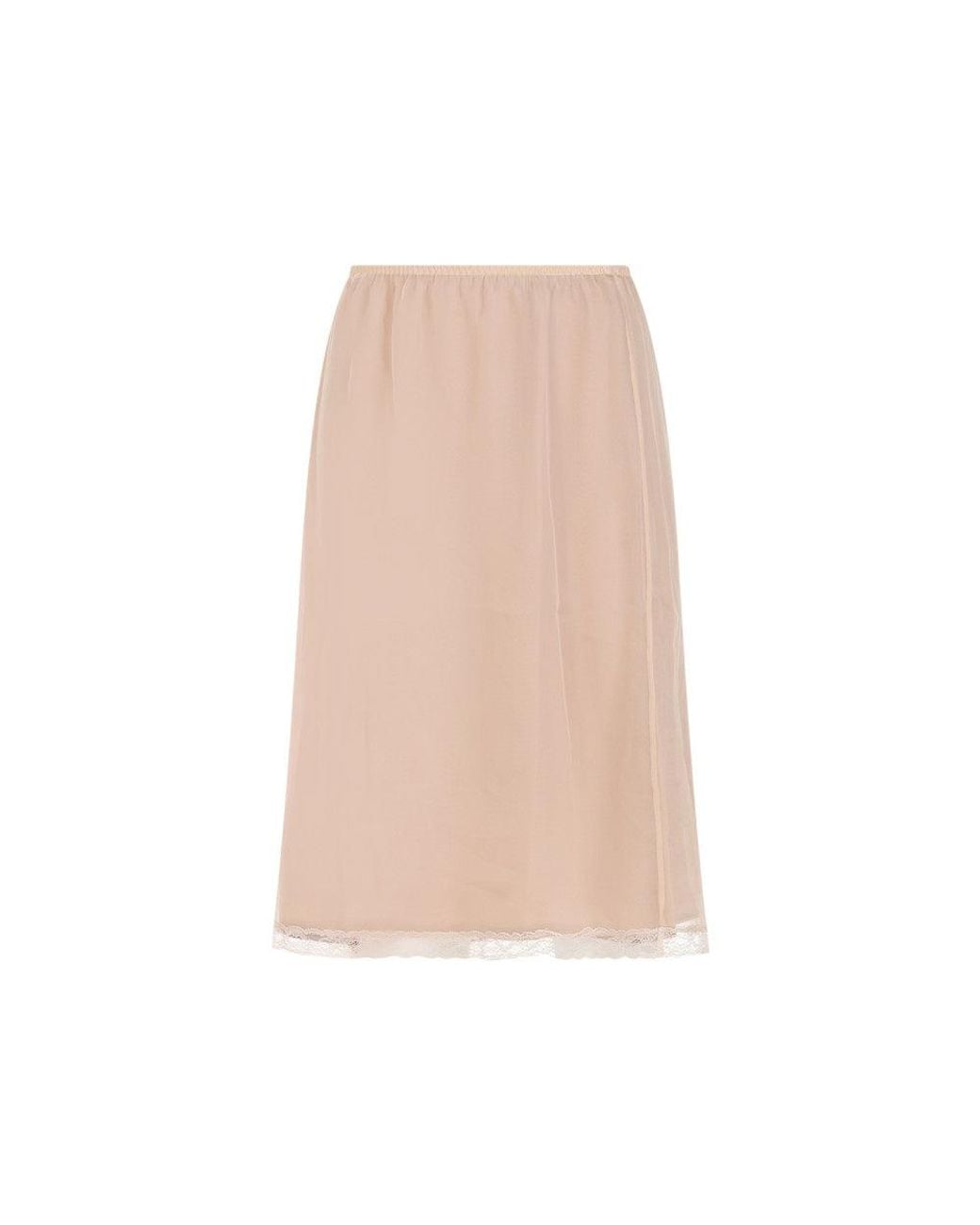 Gucci Pink Silk Skirt
