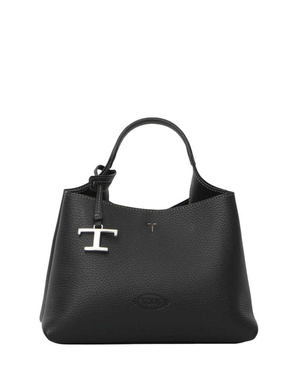 Tod's Black T Timeless Micro Tote