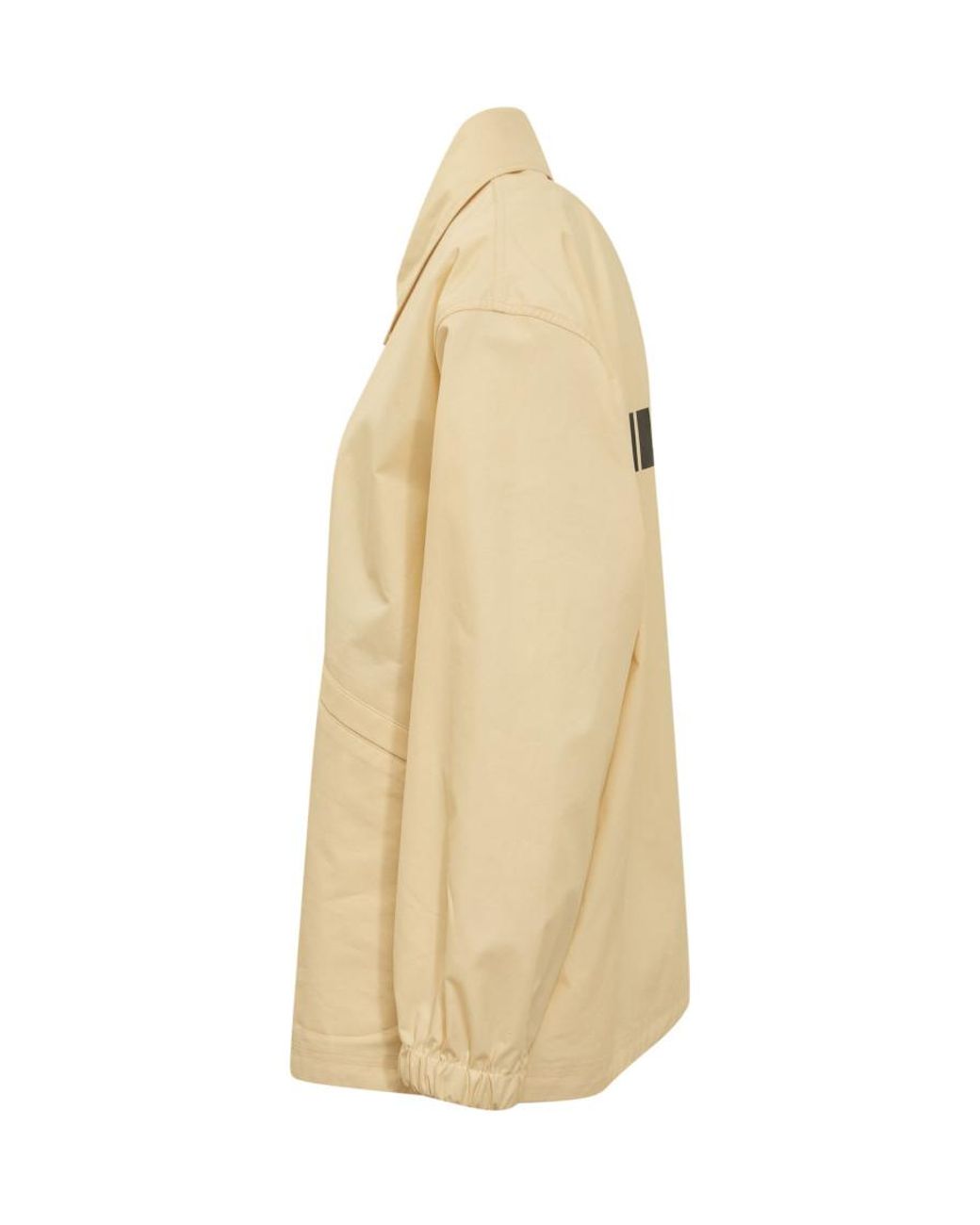 Jil Sander Natural Solid Shirt Collar Jacket