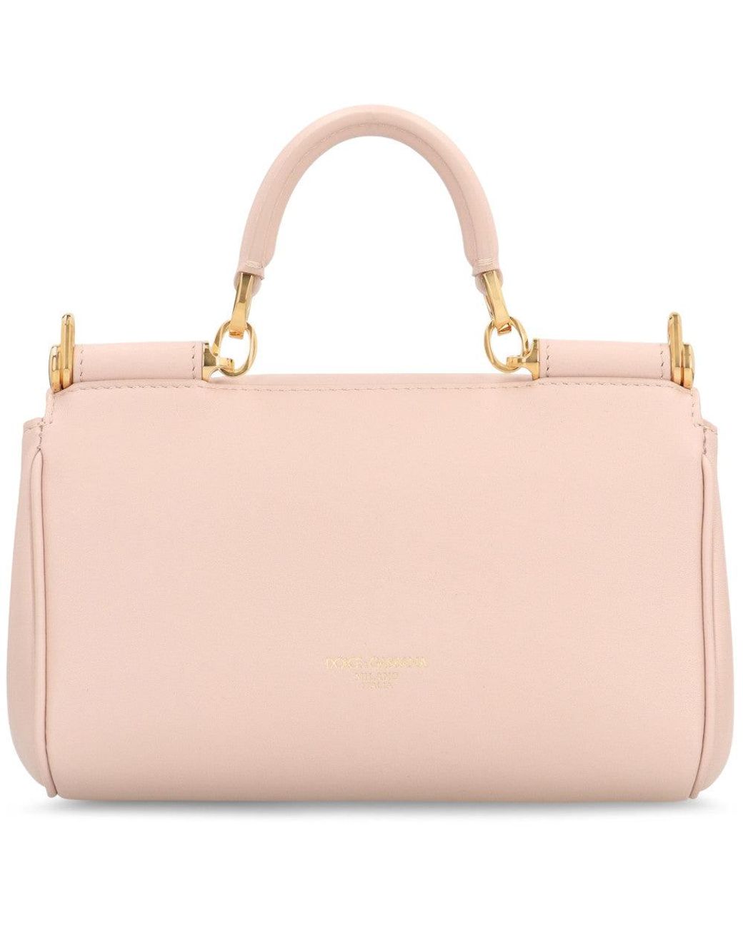 Dolce & Gabbana Pink Light Sicily Mini Satchel