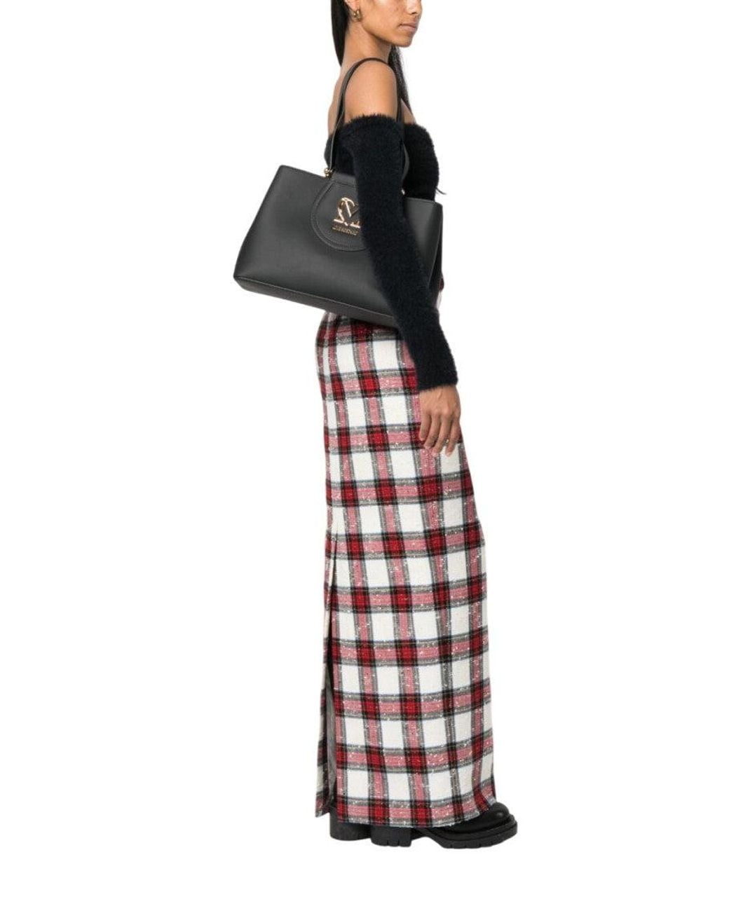 Love Moschino Black Heart Logo Tote