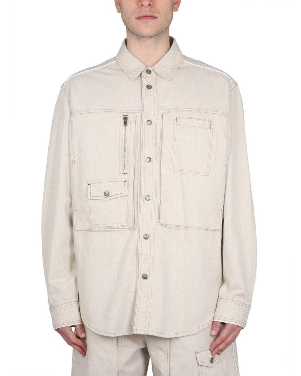 Isabel Marant Natural Light Solid Jackets for men