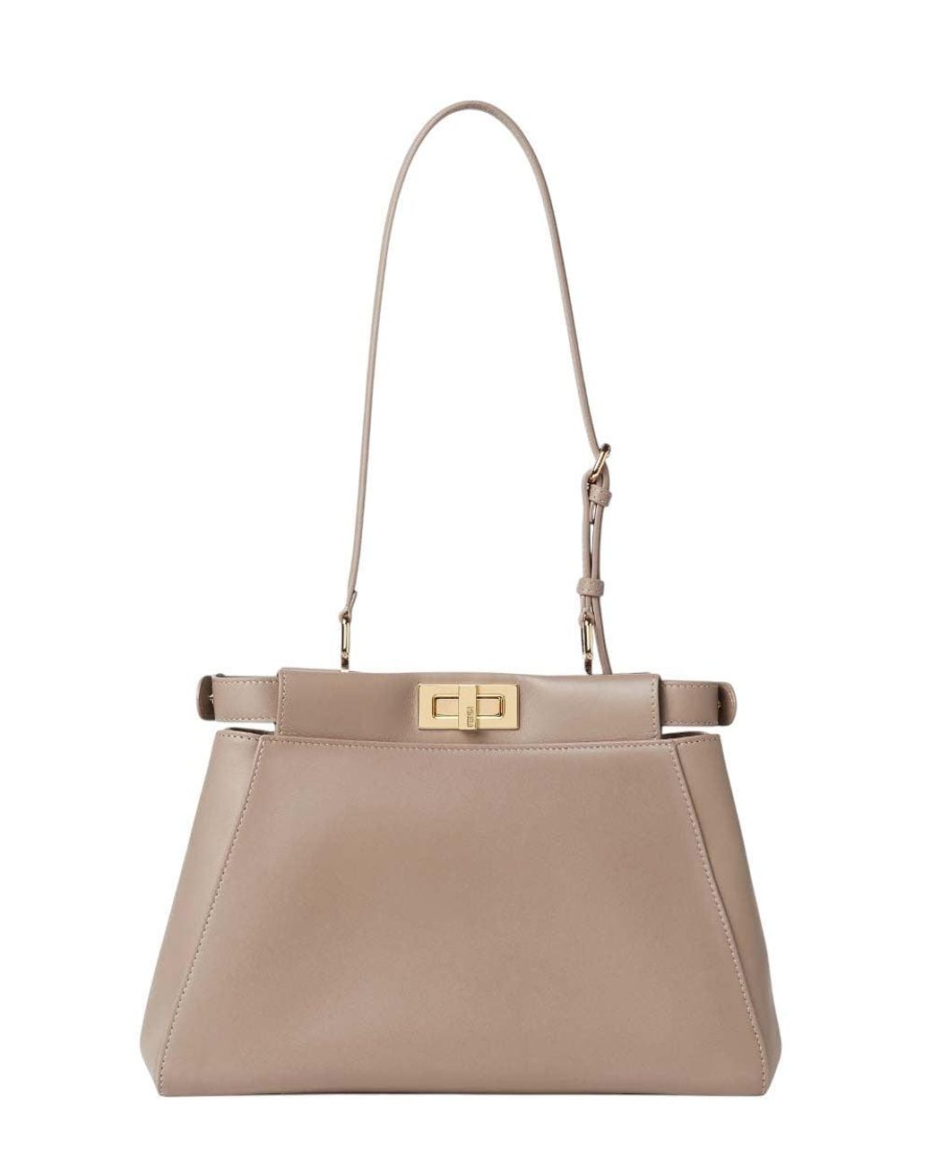 Fendi Brown My Peekaboo Small Shoulder Bag