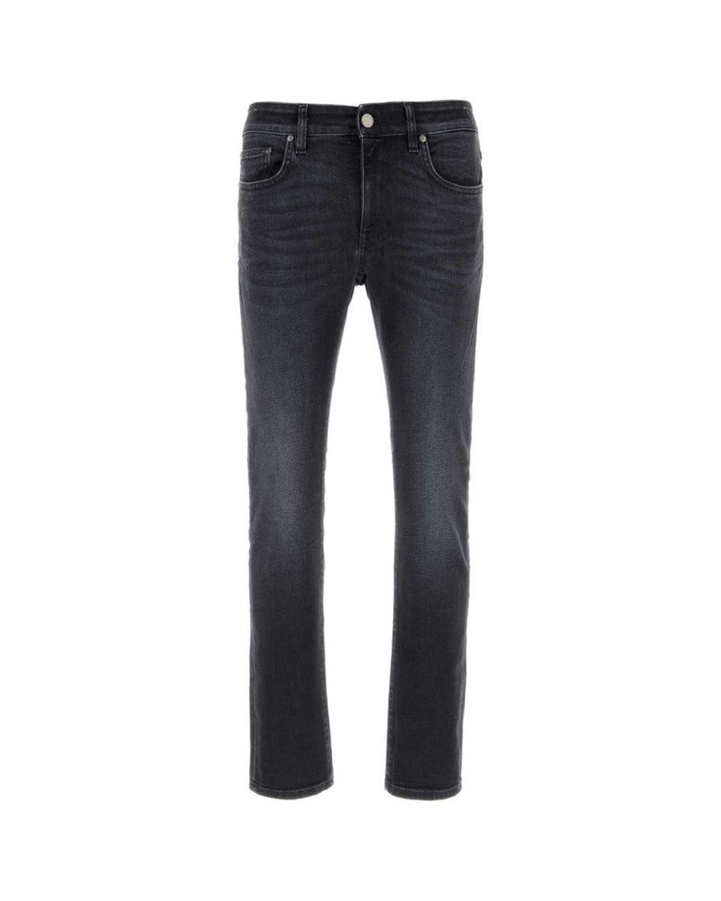 PT Torino Blue Mid Rise Jeans for men