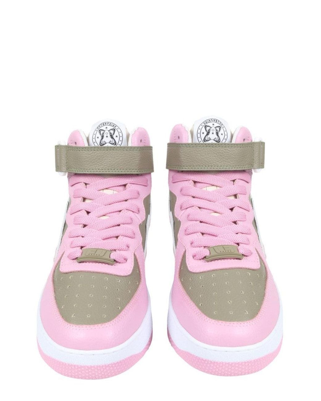 ENTERPRISE JAPAN Pink Logo Sneakers