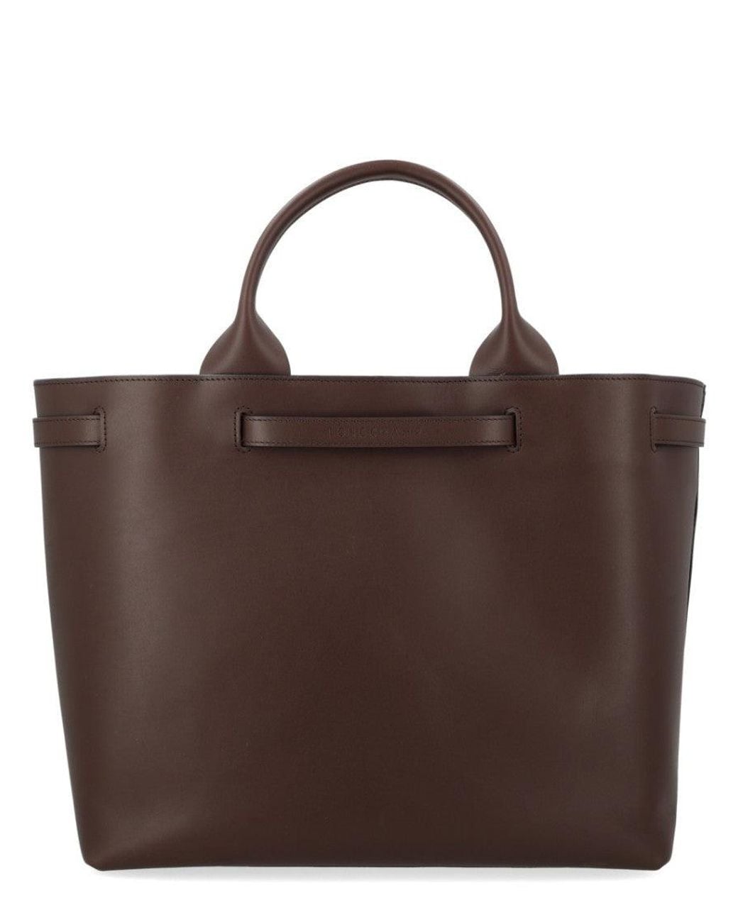 Longchamp Brown Le Smart Large Tote