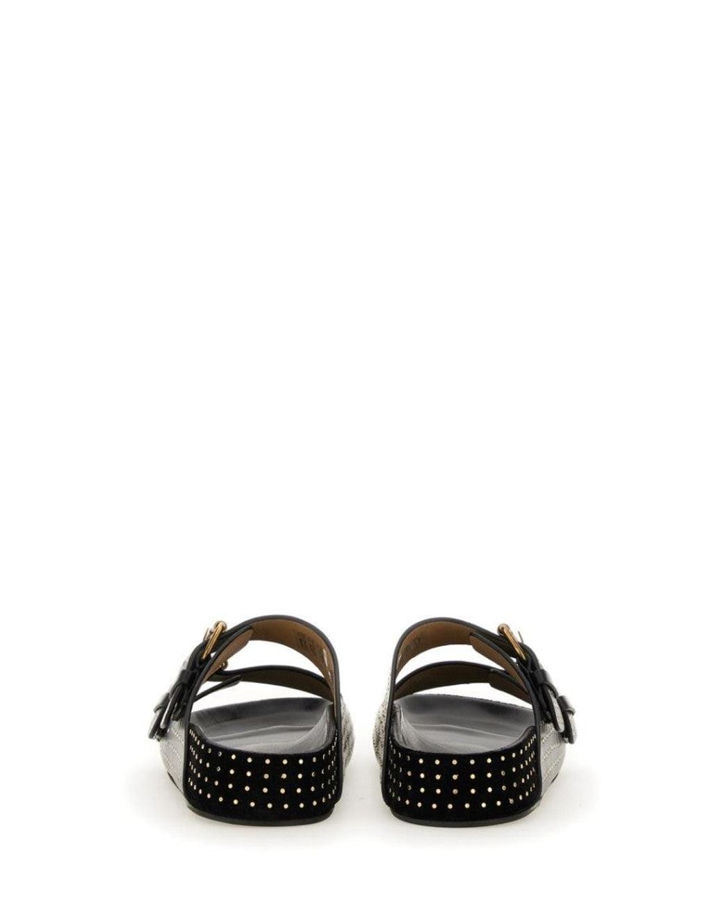 Isabel Marant Black Lennyo Slides All Over Studs