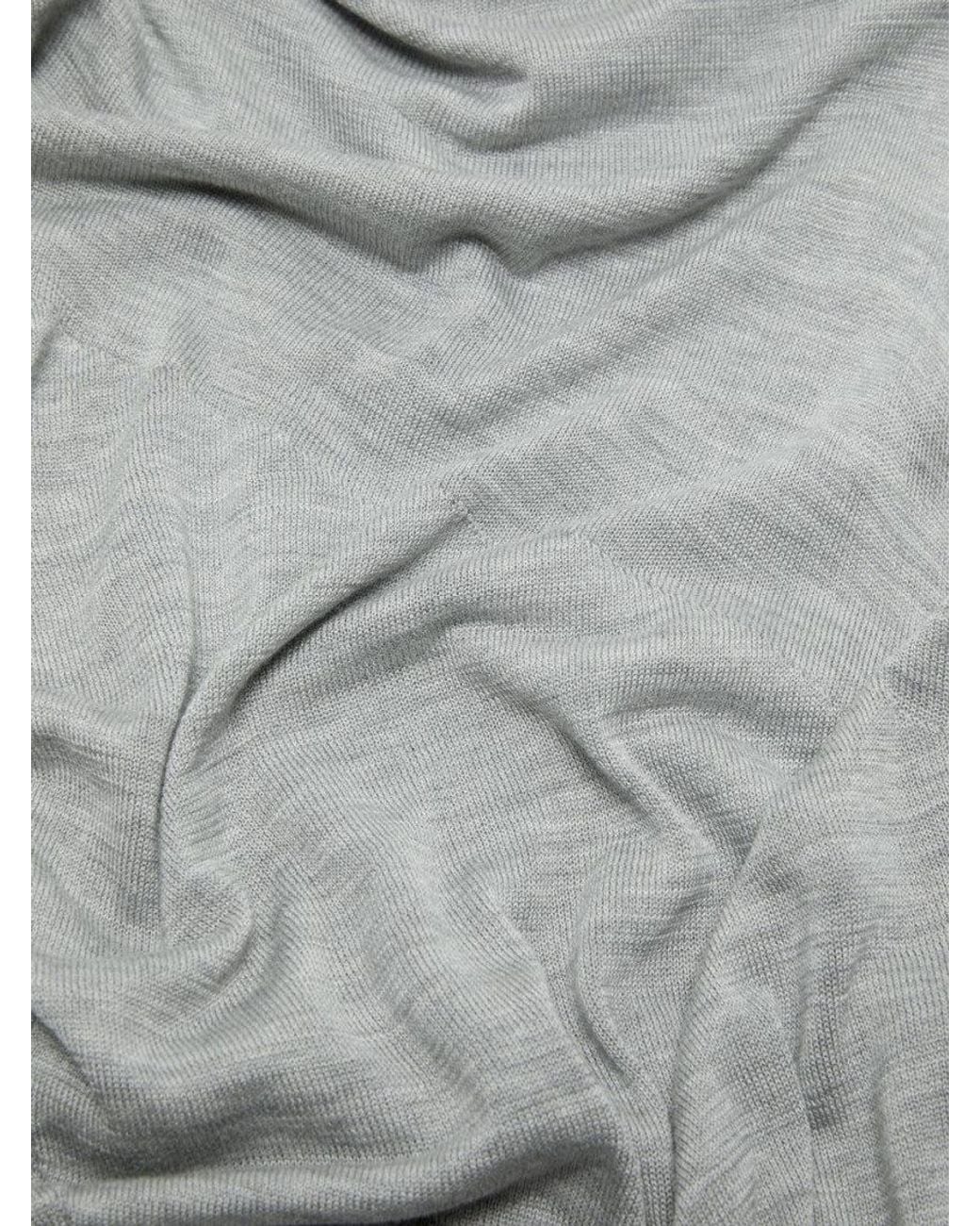 Acne Gray Asymmetrical Top