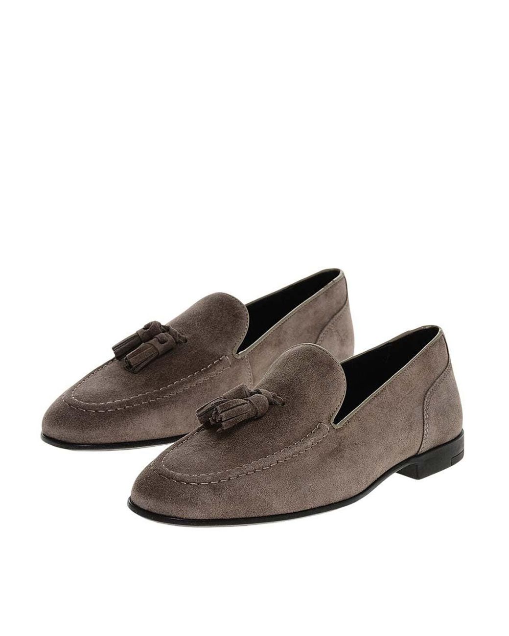 Corneliani Brown Tassel Loafers for men