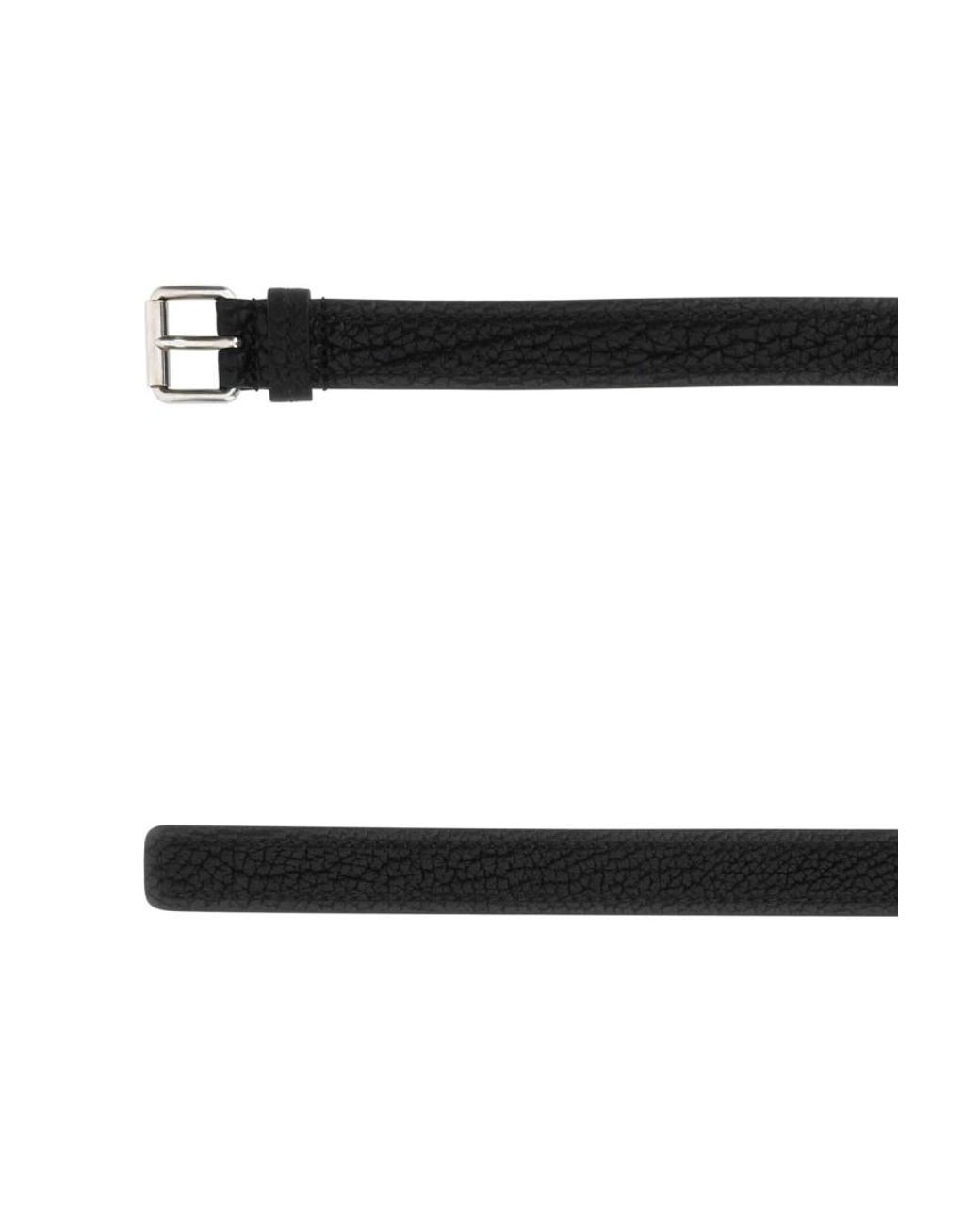 Prada Black Leather Belt for men