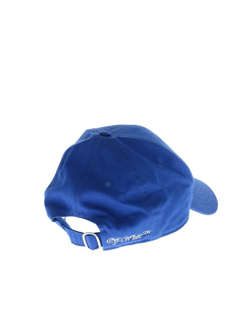 Off-White c/o Virgil Abloh Blue Solid Baseball Cap for men