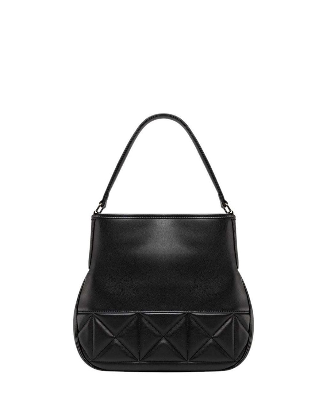 Love Moschino Black Logo Medium Shoulder Bag